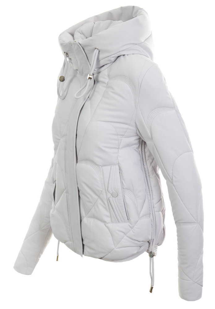 Damska Kurtka Zimowa Nikola Jasno Szara