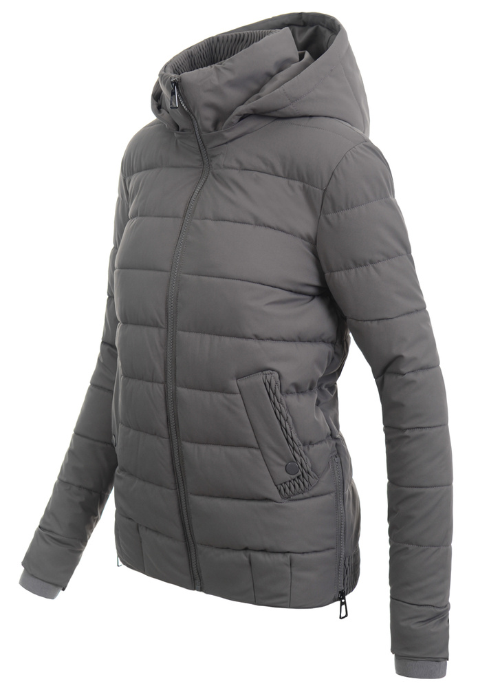 Damska Kurtka Zimowa Bernadeta Szara