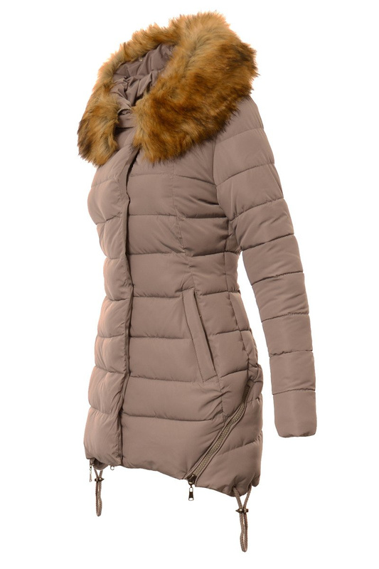 Damska Kurtka Ortalionowa Srebrna