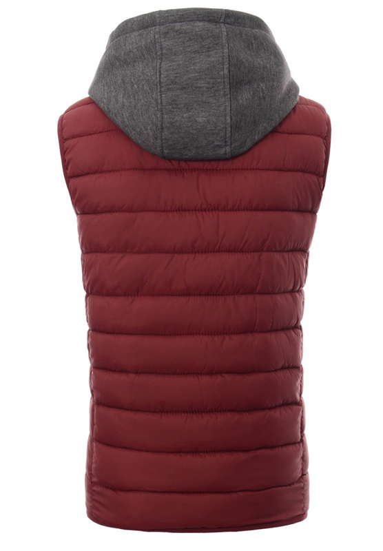 Męska Kamizelka Bezrękawnik Wiktor Bordowy
