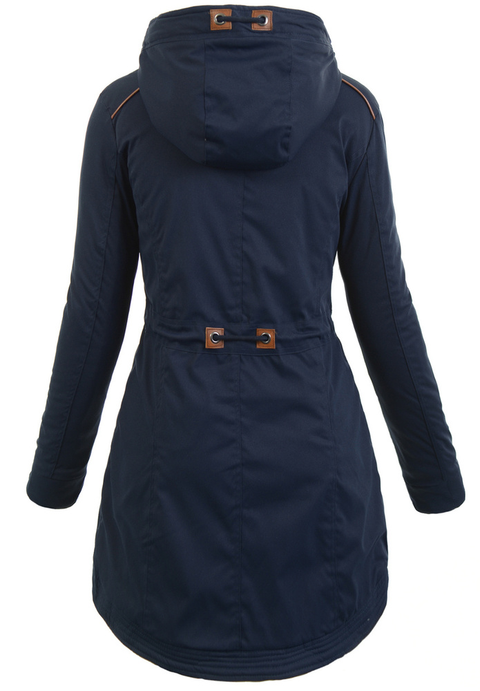 Damska Kurtka Parka Alberta Granatowa