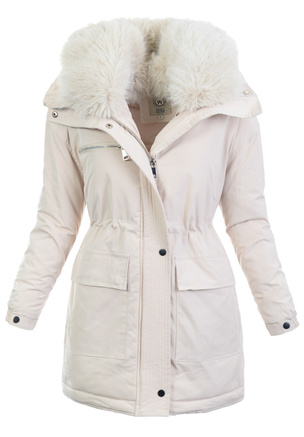 Parka Zimowa Parka Oxana Beżowa