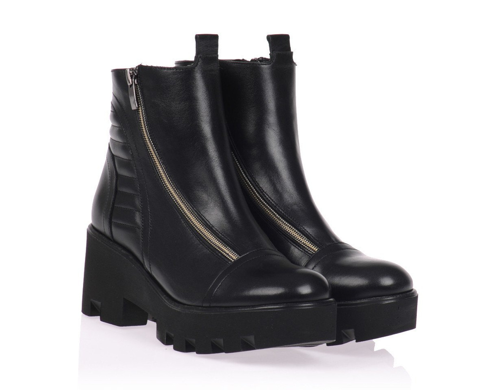 Polskie Botki Militarne Skóra Czarne