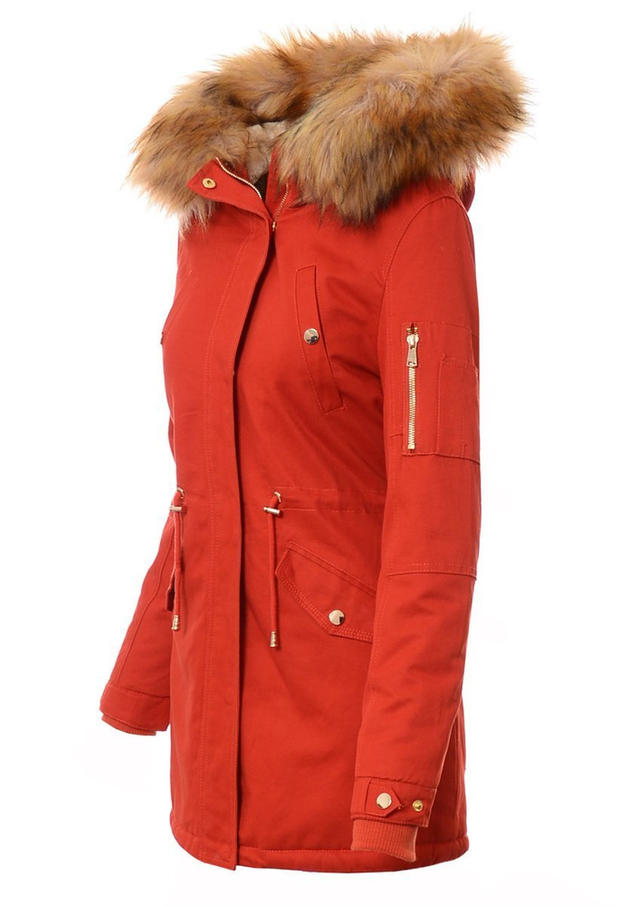 Damska Kurtka Czerwona