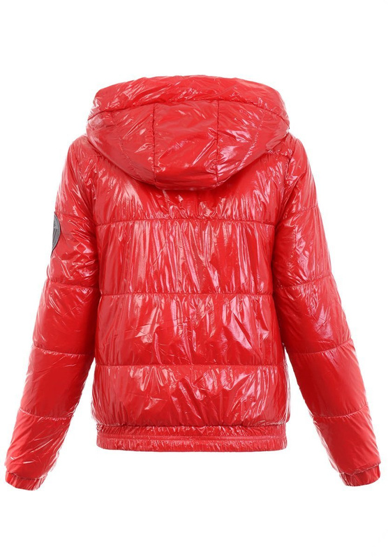 Damska Wiosenno-Jesienna Kurtka Paulina Czerwona