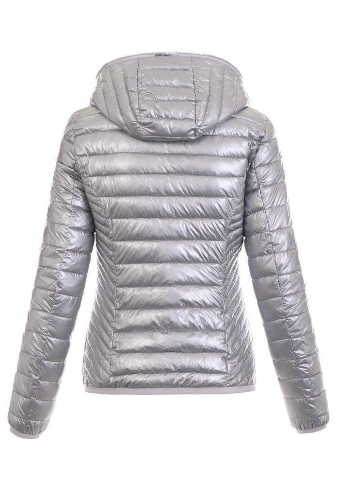 Damska Wiosenna Kurtka Emma Srebrna