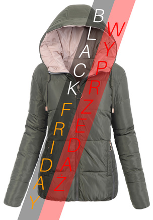 Damska Kurtka Ortalionowa Dwustronna Nastia Khaki