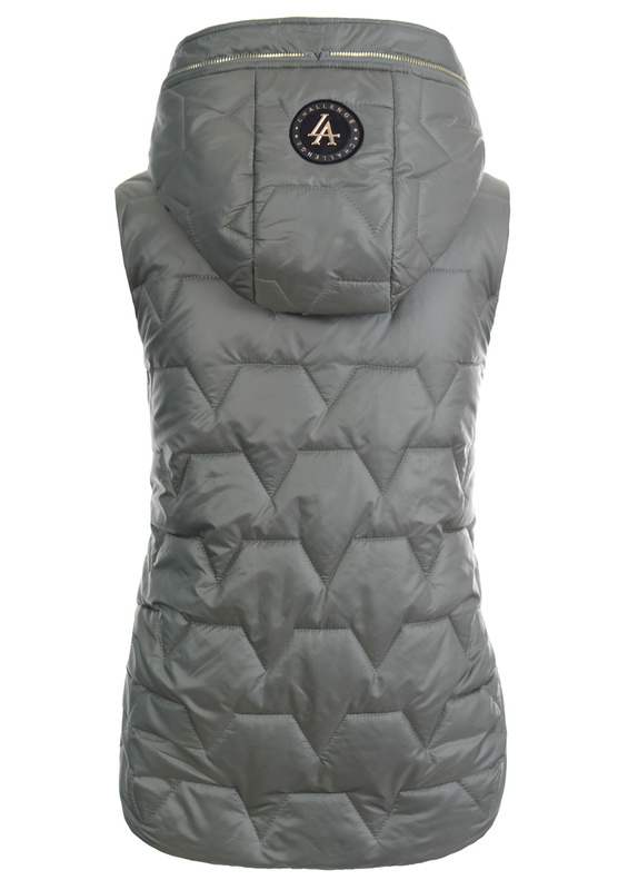 Damska Kamizelka Bezrękawnik Izyda Zielony