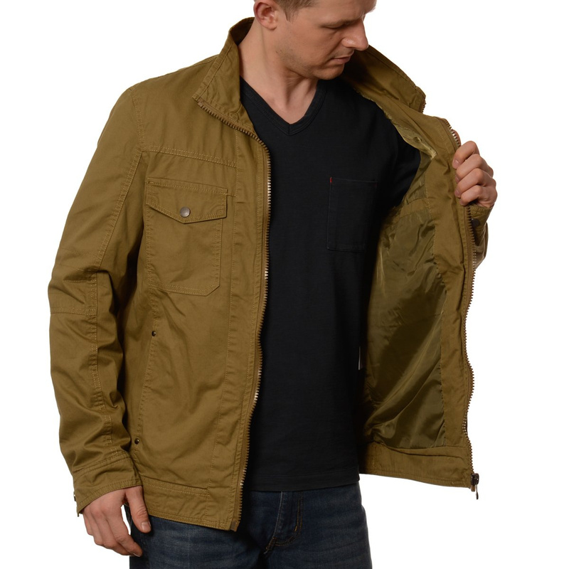 Męska Wiosenna - Jesienna Kurtka Simon Khaki