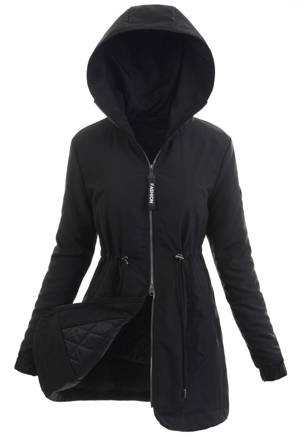 Damska Wiosenna Kurtka Rebeka Czarna