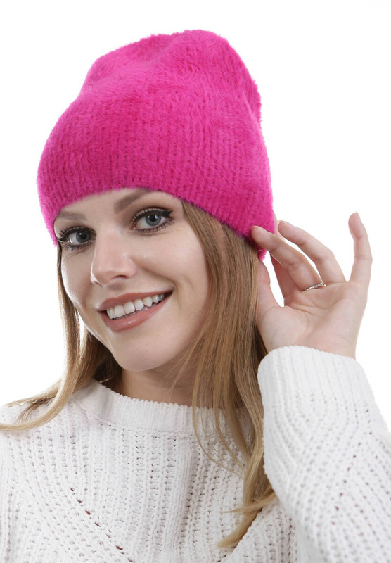 Damska Czapka Fuksja