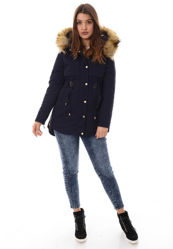 Parka Zimowa Karmen Granatowa