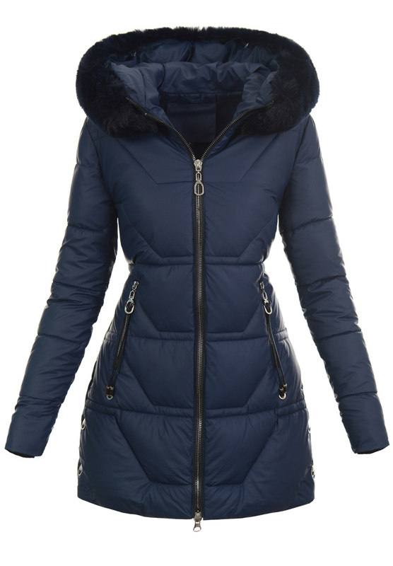 Damska Kurtka Zimowa Carmen Granatowa