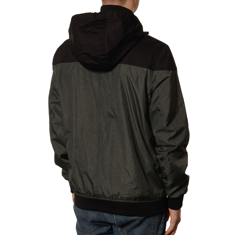 Męska Kurtka Wiosenna - Jesienna Wiatrówka Oscar Czarna