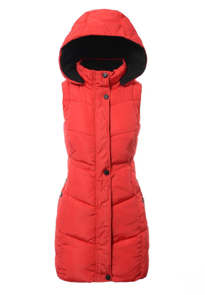 Damska Kamizelka Bezrękawnik Anna Czerwony