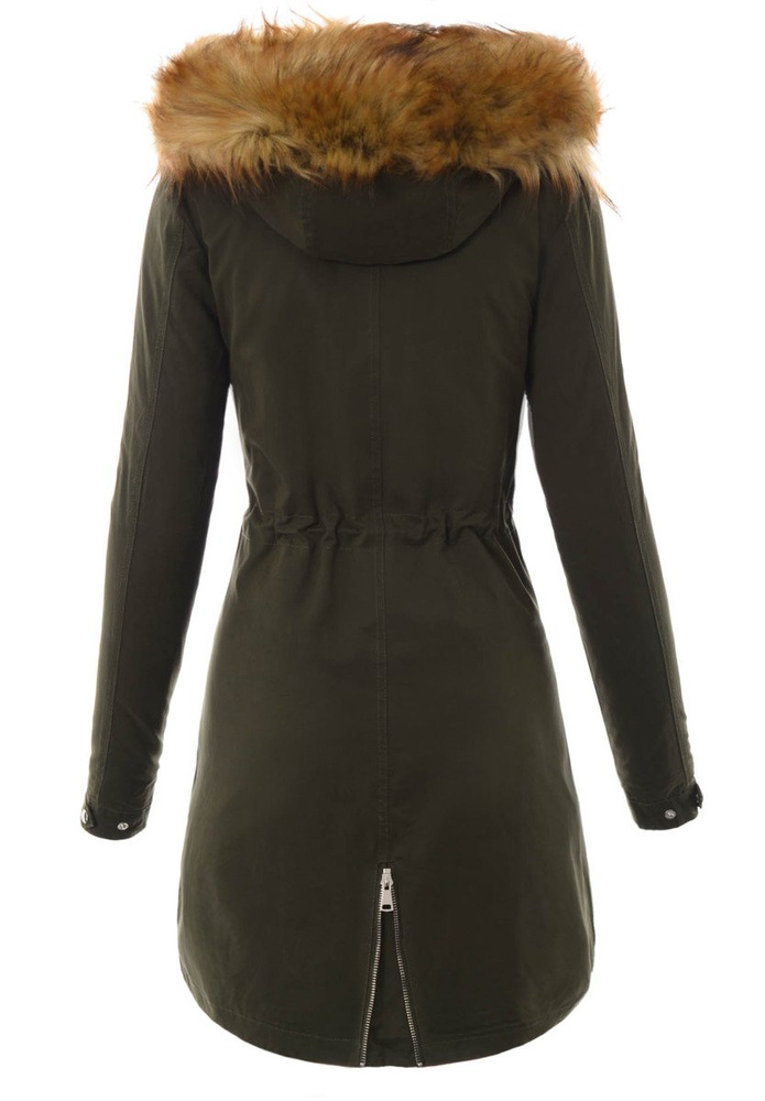 Damska Kurtka Parka Zimowa 2w1 Lidia Zielona