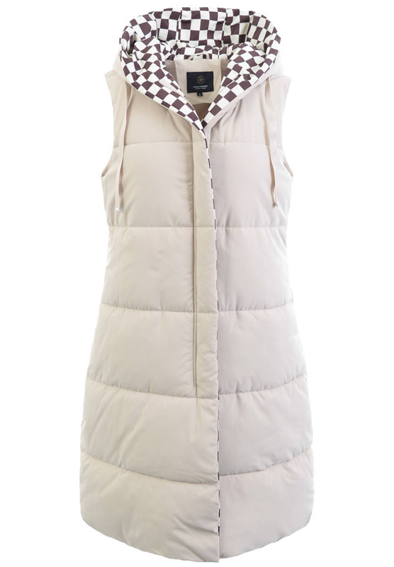 Damska Kamizelka Bezrękawnik Klaudyna Kremowa