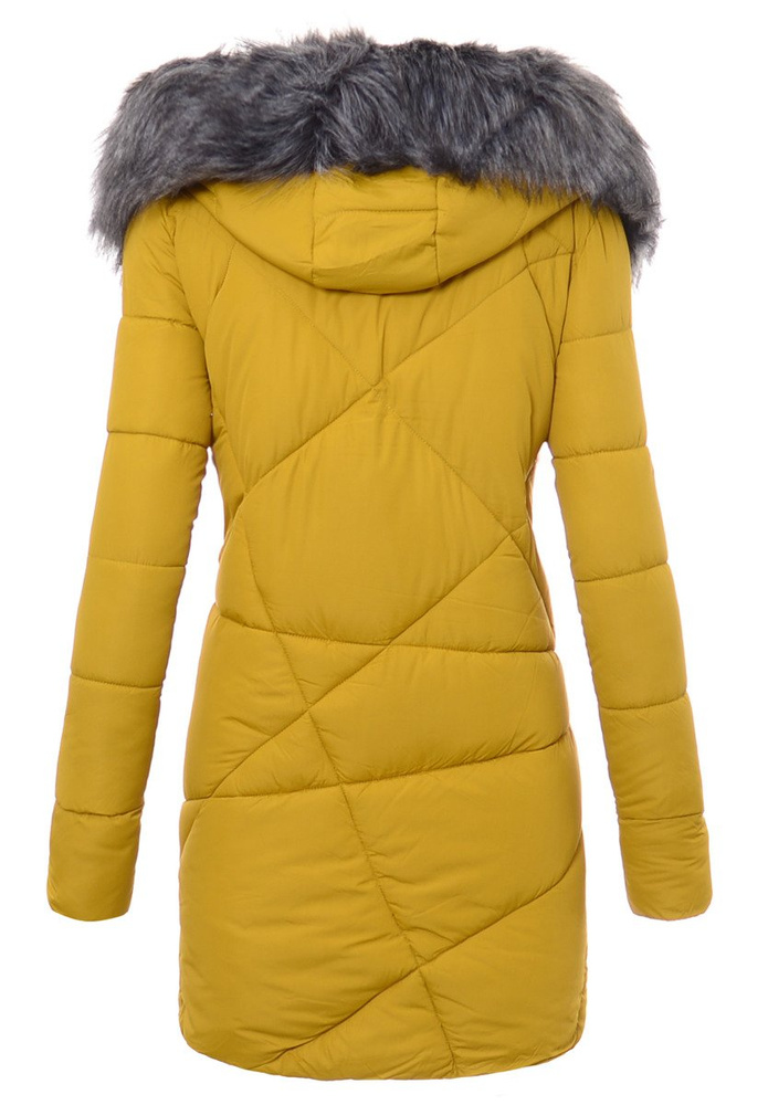 Kurtka Zimowa Julia Żółta