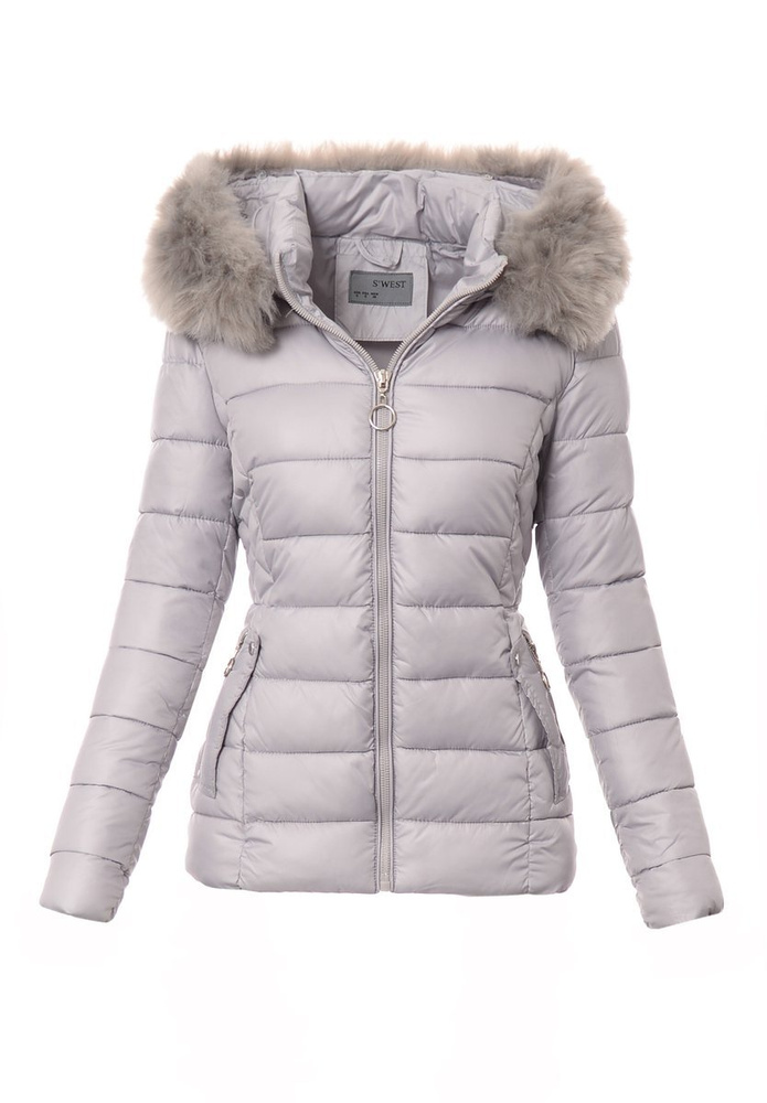 Kurtka Zimowa Jowita Szara