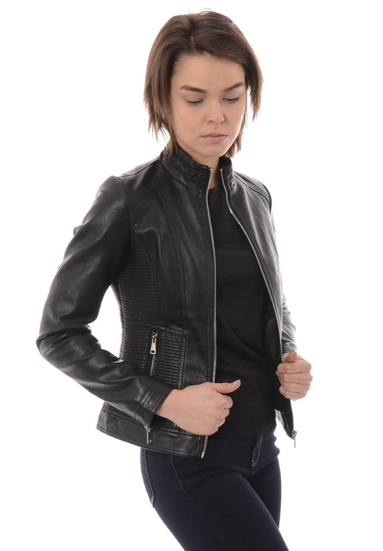 Damska Kurtka Ramoneska Rebeka Czarna