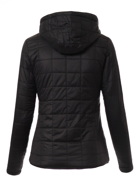 Damska Wiosenna Kurtka Czarna