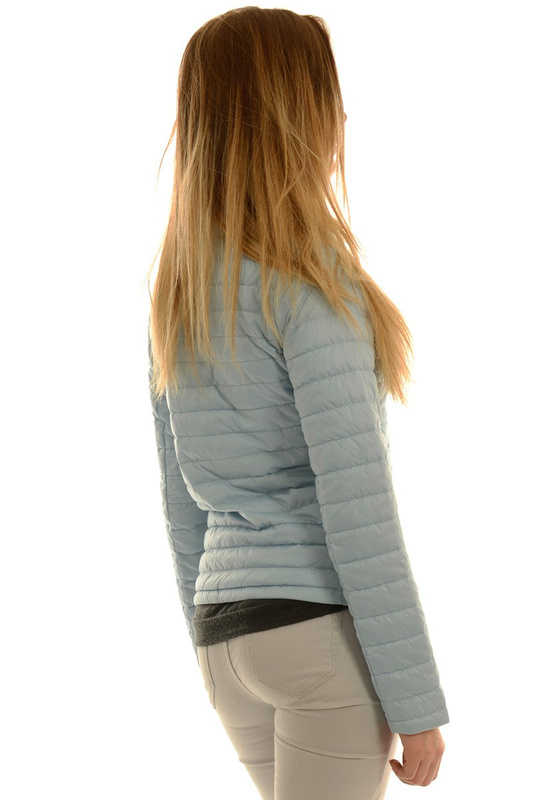 Damska Jesienna Wiosenna Kurtka Ortalionowa Błękitna