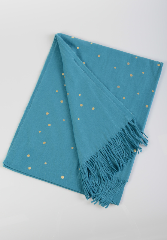 Szal Damski Turkusowy