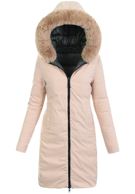 Damska Kurtka Ortalionowa Dwustronna Lora Zielona