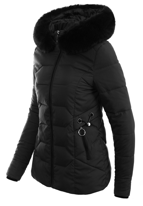 Damska Kurtka Pikowana Nora Czarna