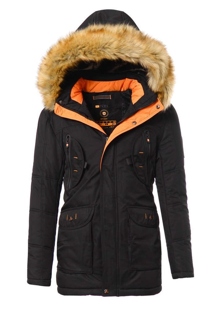 Męska Zimowa Kurtka Robert Czarna