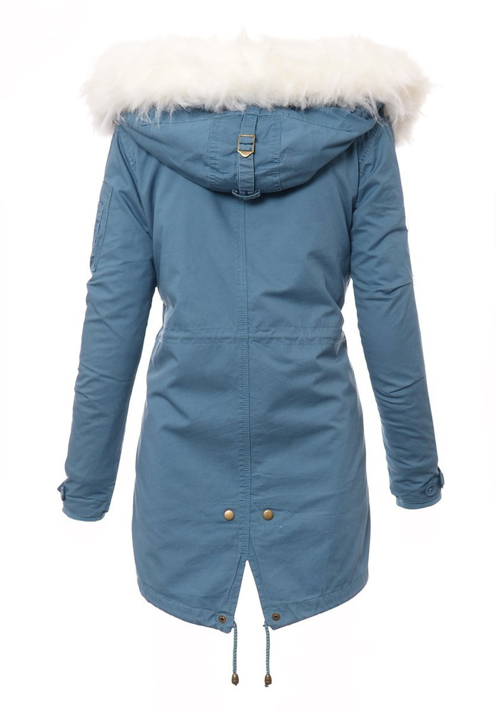 Parka Zimowa 2w1 Niebieska