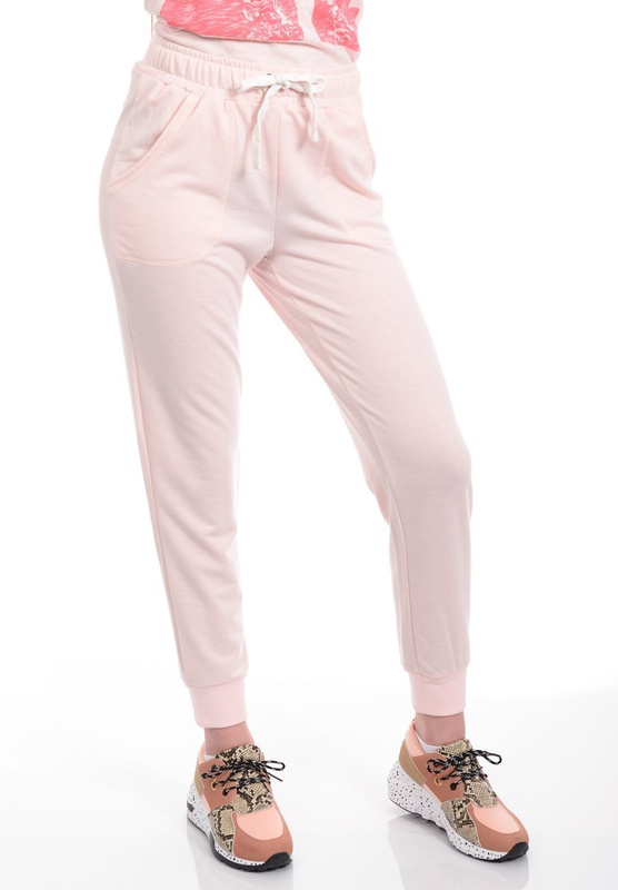 Damskie Spodnie Dresowe Różowe