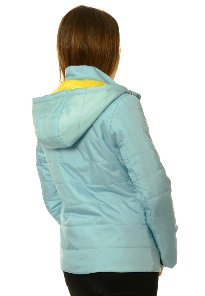 Damska Jesienna Wiosenna Kurtka Błękitna