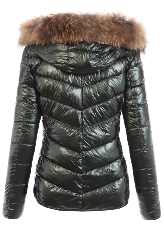 Damska Kurtka Zimowa Ortalionowa Marcelina Zielona