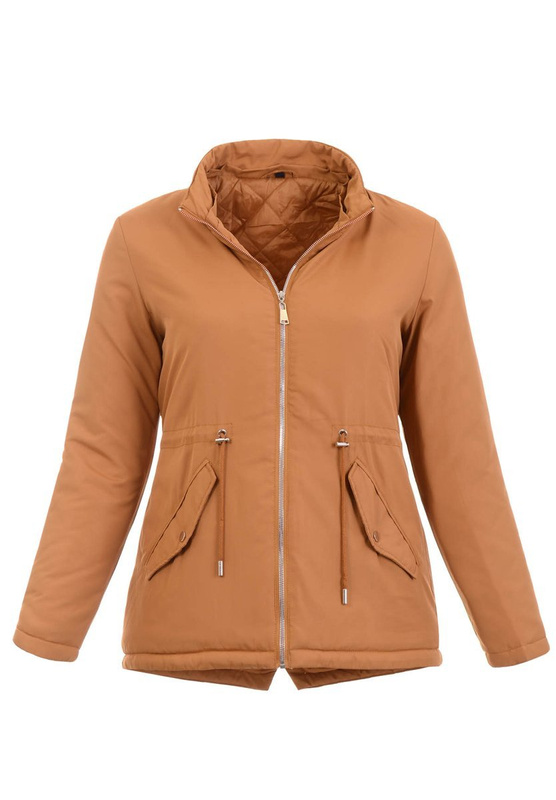 Damska Wiosenna Kurtka Franciszka Musztardowa