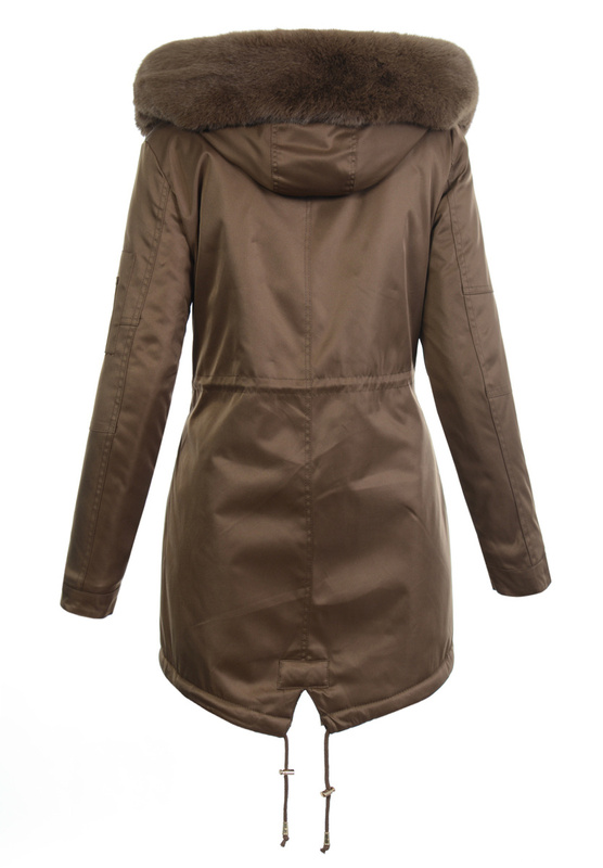 Parka Zimowa Anastazja Brązowa