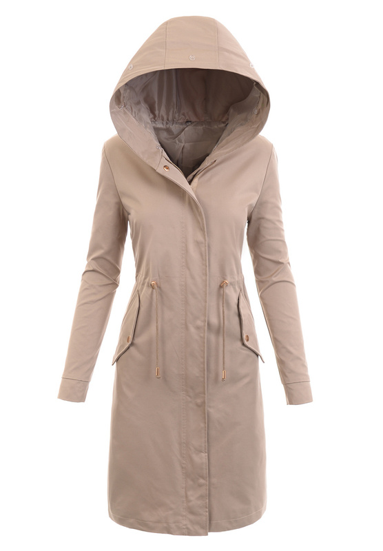 Damska Kurtka Zimowa Parka 2w1 Magdalena Beżowa