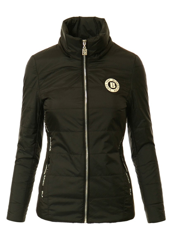 Damska Jesienna Wiosenna Kurtka Czarna