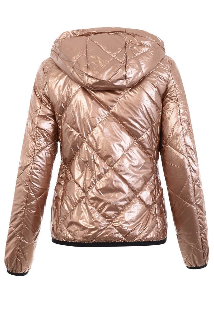 Damska Wiosenno-Jesienna Kurtka Złota