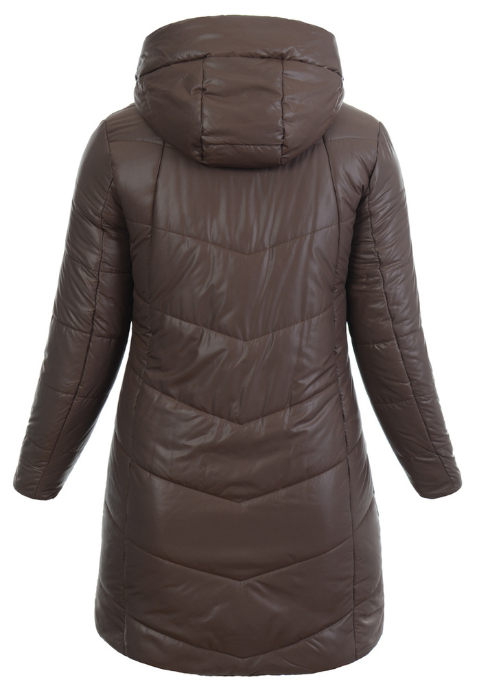 Damska Kurtka Zimowa Władysława Brązowa