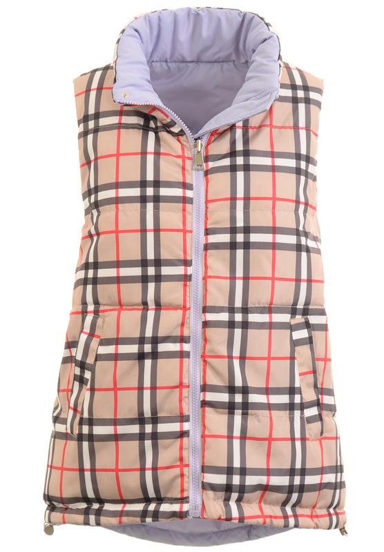 Damska Kamizelka Bezrękawnik Bianka Fioletowy