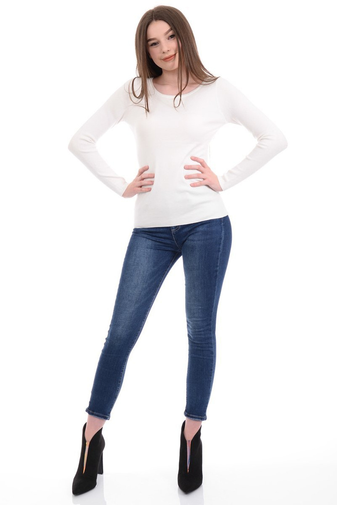 Damski Sweter Biały