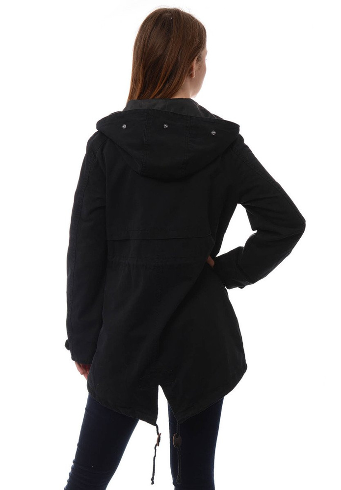 Damska Parka Kurtka Wiosenno Zimowa 2w1 Benita Czarna