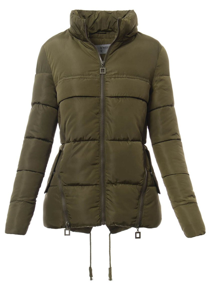 Damska Zimowa Kurtka Zielona