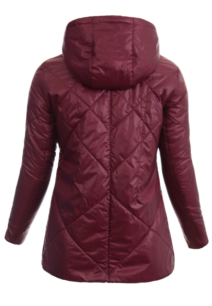 Damska Kurtka Przejściowa Wiosenna Oktawia Bordowa