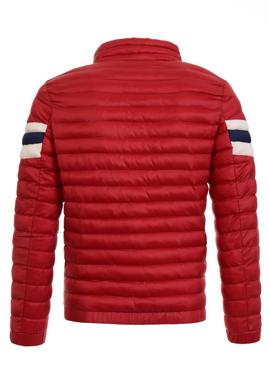 Męska Kurtka Wiosenna - Jesienna Czerwona