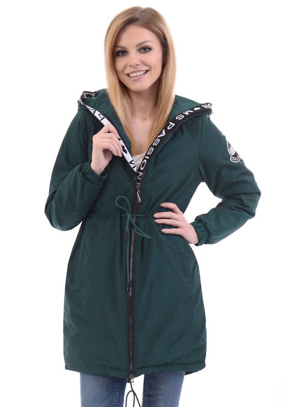 Kurtka Dwustronna Wiosenna Matylda Zielona
