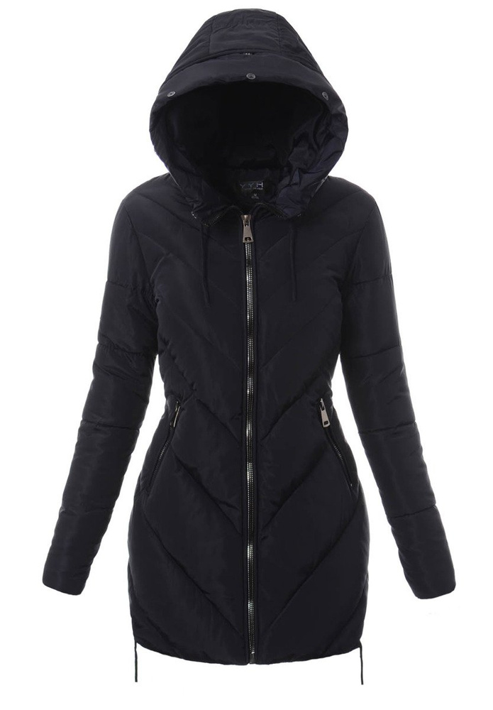 Damska Zimowa Kurtka Ortalionowa Lucyna Granatowa