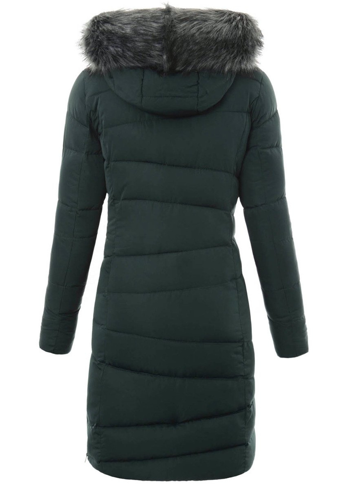 Damska Zimowa Kurtka Ortalionowa Miriam Zielona