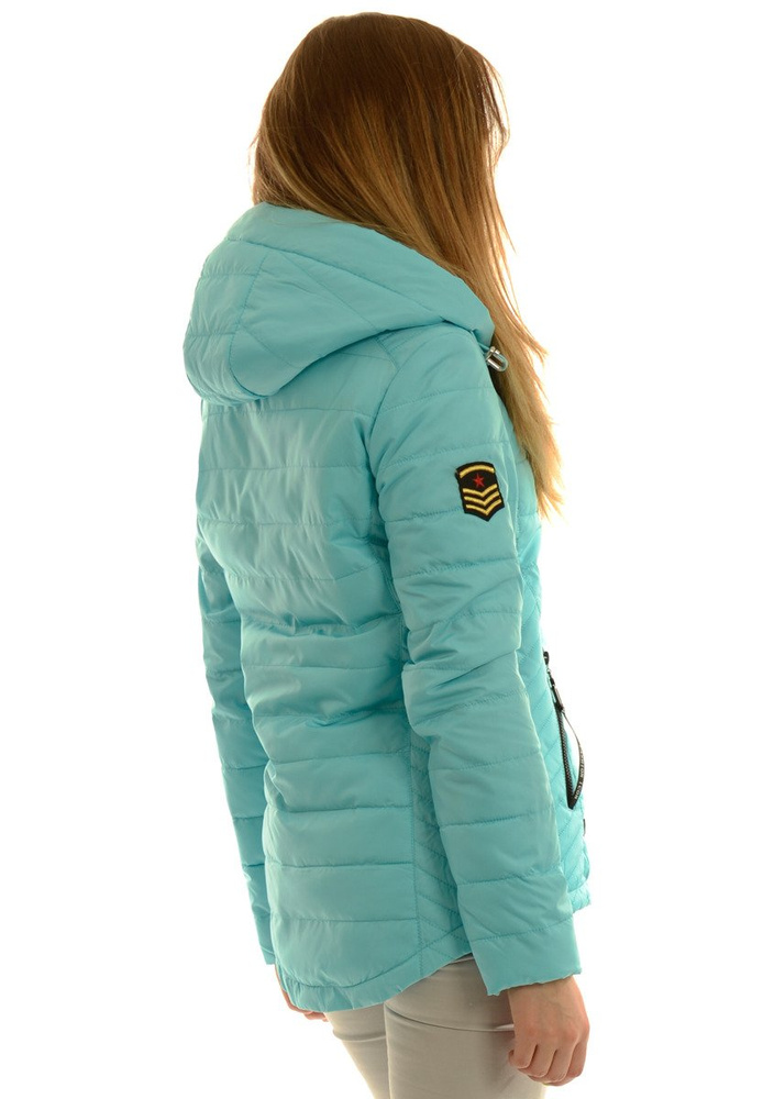 Damska Jesienna Wiosenna Kurtka Mery Morska